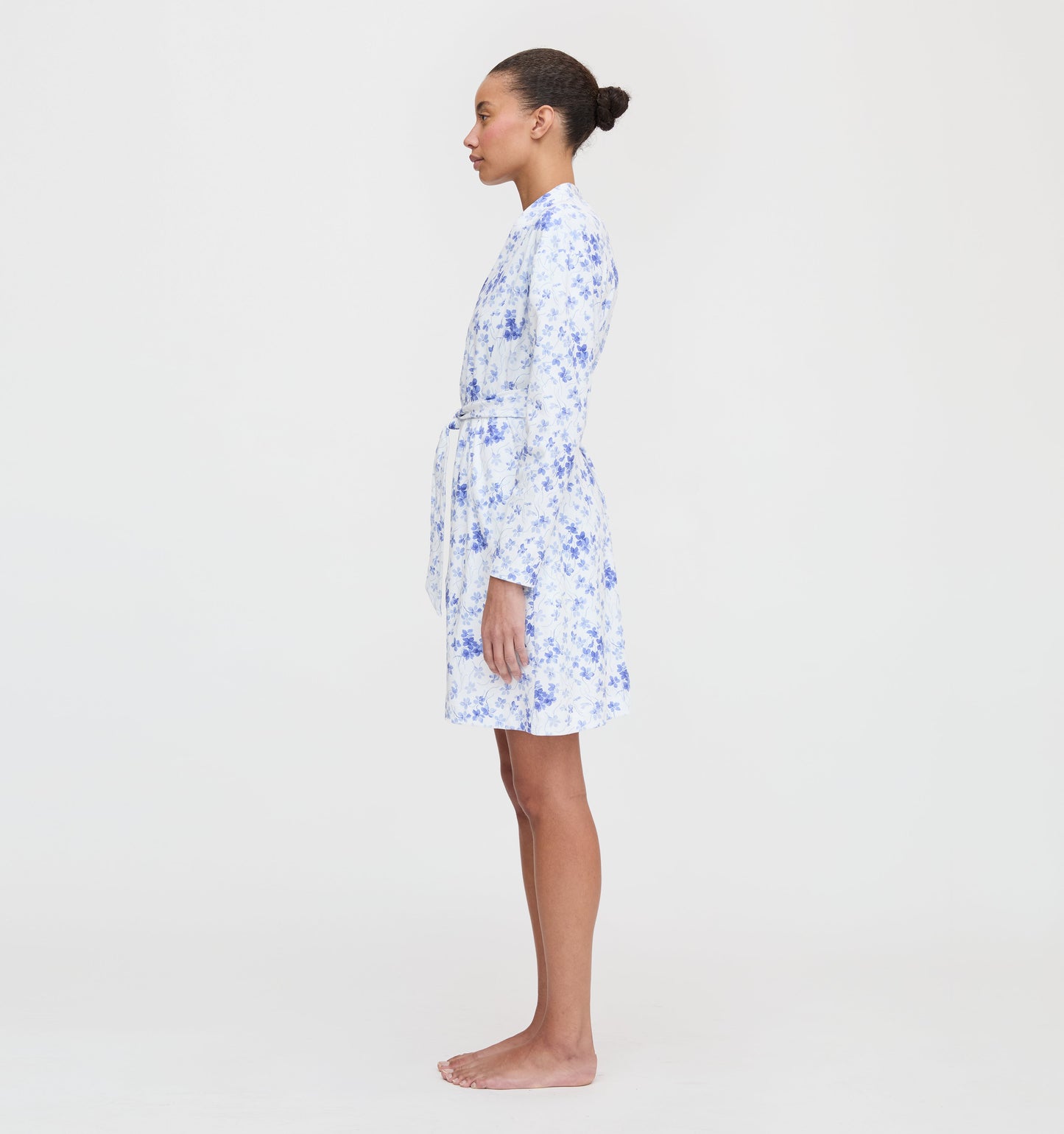 The Ivory Robe - Blue Sweet Peas