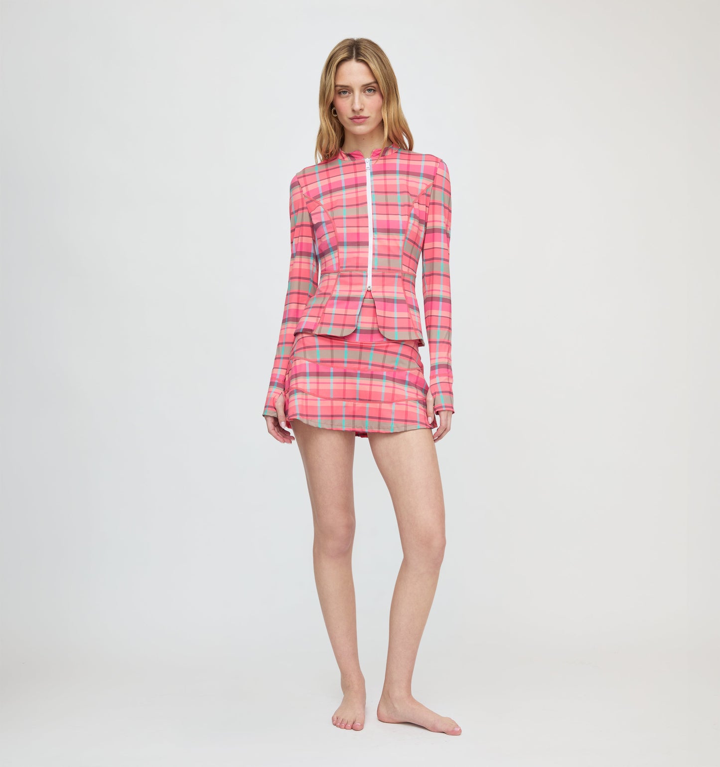 The Alexia Rashguard - Sunset Gingham