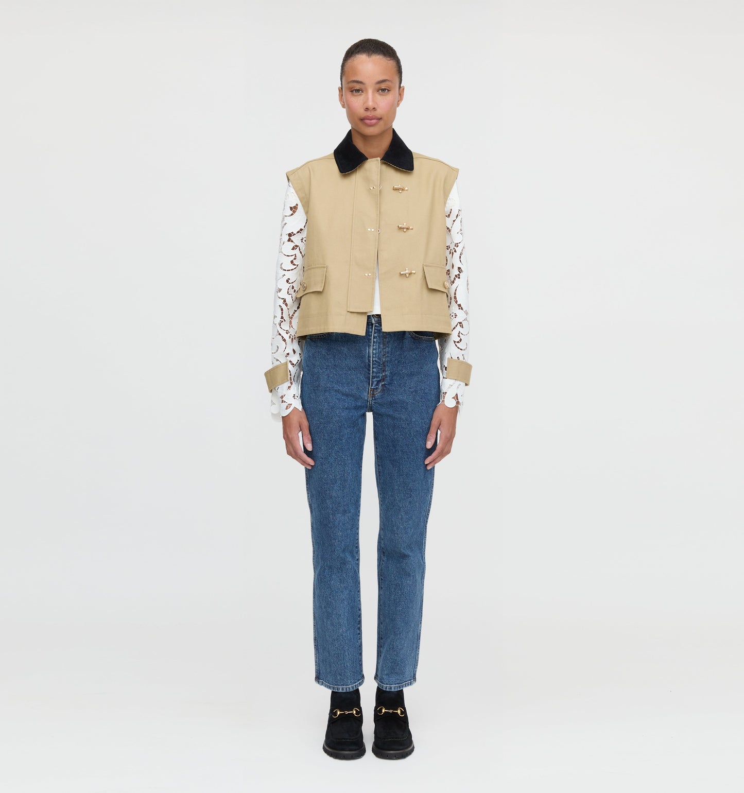 The Clarisse Jacket - Khaki Canvas