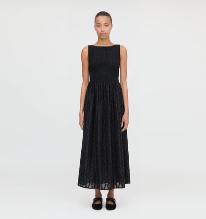 The Cosima Nap Dress - Black Fil Coupé