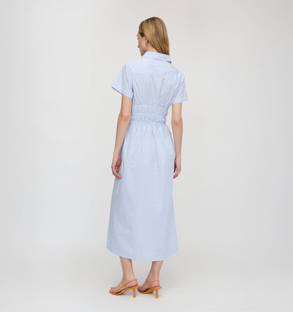 The Jamie Nap Dress - Blue/White Stripe