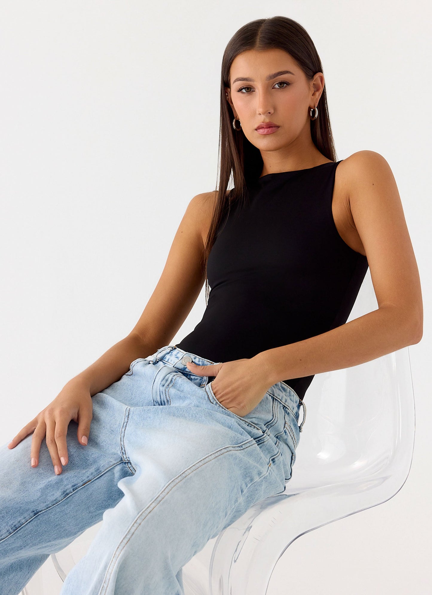 Vincenza Bodysuit - Black
