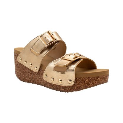 Gertrude Faux Leather Sandal