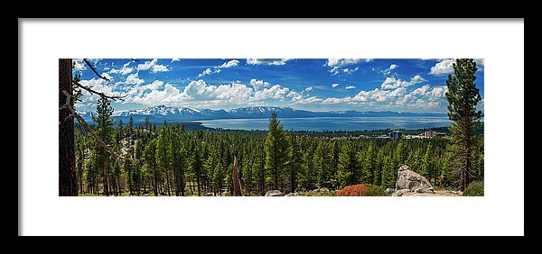 A Heavenly View By Brad Scott - Framed Print