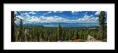 A Heavenly View By Brad Scott - Framed Print