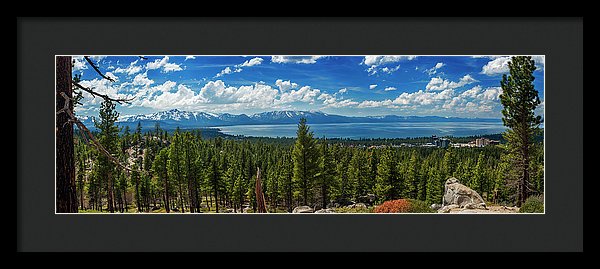 A Heavenly View By Brad Scott - Framed Print