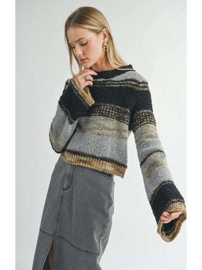 Millie Mixed Yarn Sweater