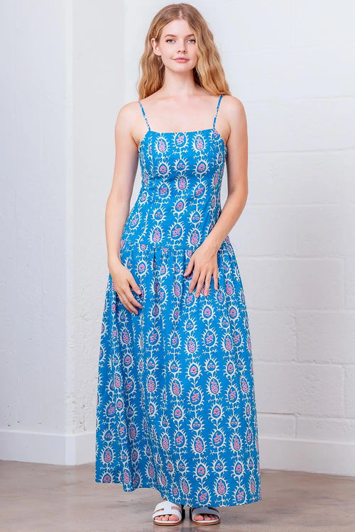 Printed Midi Dress