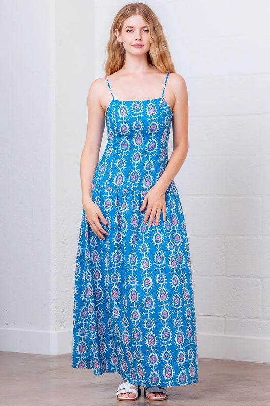 Printed Midi Dress