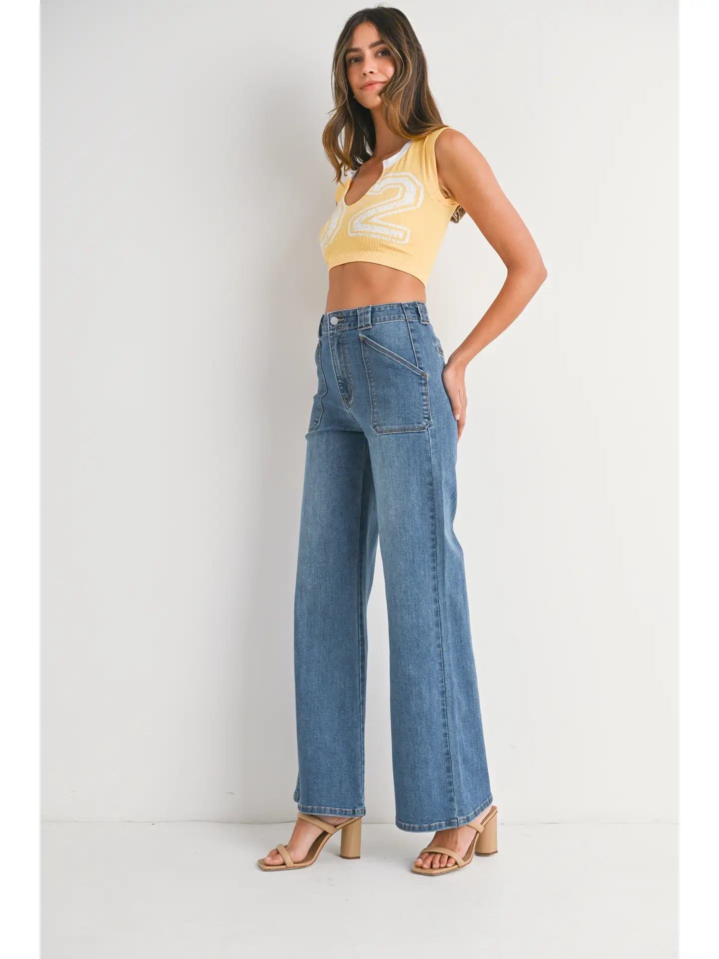 JBD Patch Pocket Wide Leg