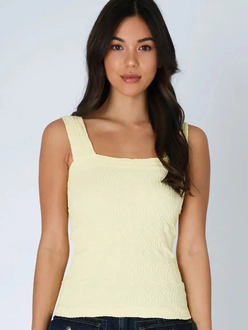 Niki Biki Lace Textured Square Top