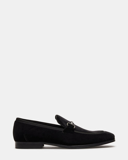 AADI Black/Silver Men's Dress Loafer | Steve Madden
