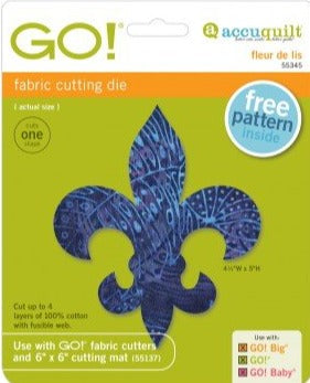 AccuQuilt #55345 Fleur de Lis