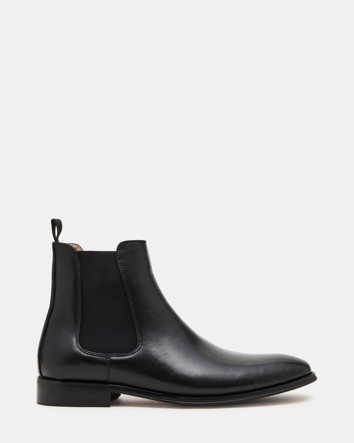 ALDAIR Black Chelsea Men's Ankle Boot | Steve Madden