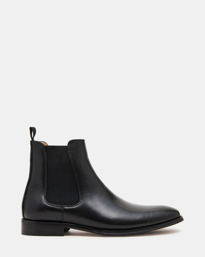 ALDAIR Black Chelsea Men's Ankle Boot | Steve Madden