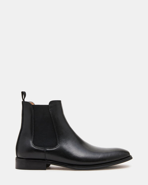 ALDAIR Black Chelsea Men's Ankle Boot | Steve Madden