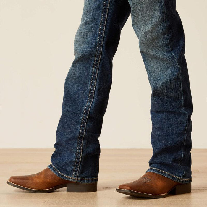Ariat Boy's Fordham B4 Relaxed Fit Denali Boot Cut Jeans 10051605-Painted Cowgirl Western Store