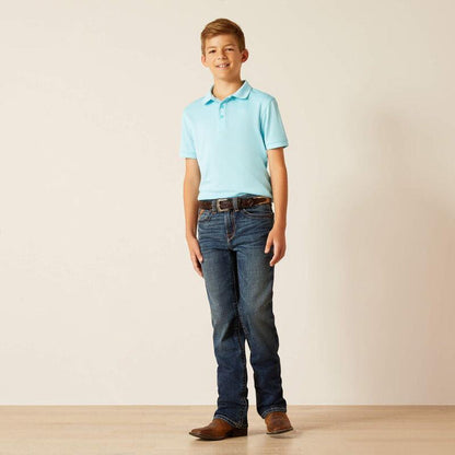 Ariat Boy's Fordham B4 Relaxed Fit Denali Boot Cut Jeans 10051605-Painted Cowgirl Western Store