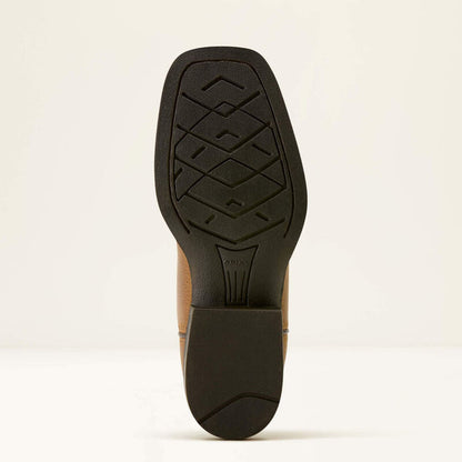 Ariat Children’s/Youth Stampede Brown Steer Skull Wide Square Toe Cowboy Boots 10063827