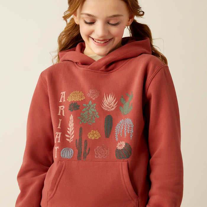 Ariat Girl's Southwest Collections Marsala Hoodie 10053887-Painted Cowgirl Western Store