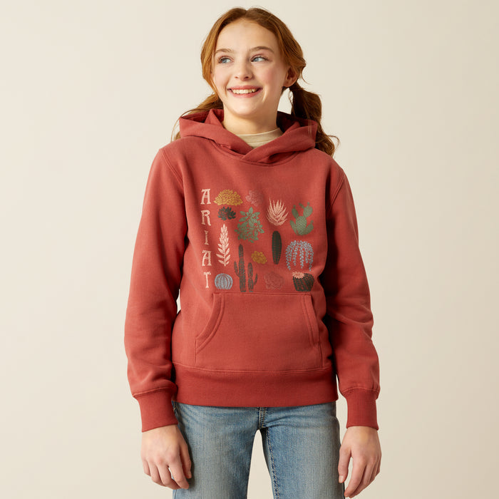Ariat Girl's Southwest Collections Marsala Hoodie 10053887-Painted Cowgirl Western Store