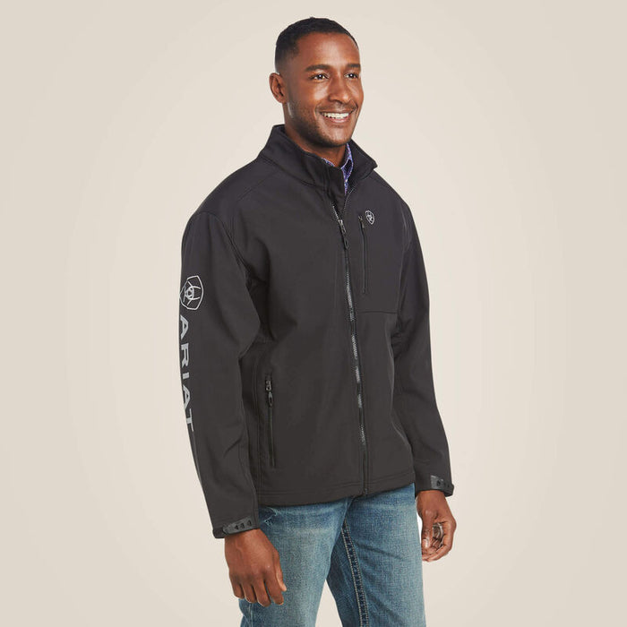 Ariat Men's Black Logo 2.0 Softshell Jacket 10023322-Painted Cowgirl Western Store