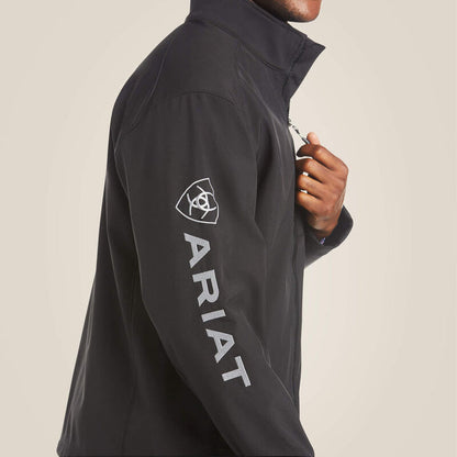 Ariat Men's Black Logo 2.0 Softshell Jacket 10023322-Painted Cowgirl Western Store