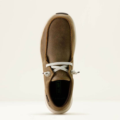 Ariat Men's Brown Bomber Leather Buckeye Steel Toe Work Shoe 10063828