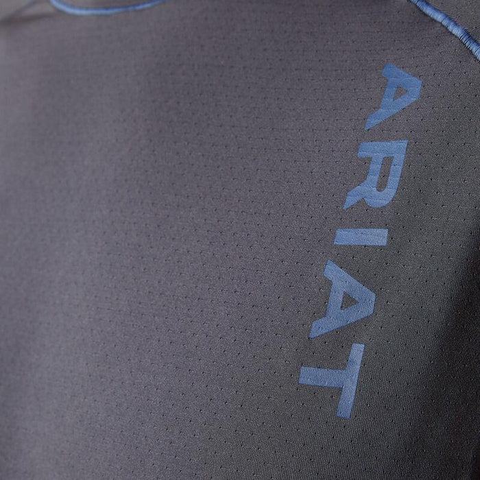 Ariat Men's Ombre Blue 360 Air Flow Long Sleeve Tee 10051364-Painted Cowgirl Western Store