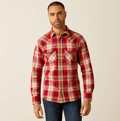 Ariat Men's Rosewood Hugo Retro Fit Snap Long Sleeve Western Shirt 10052322