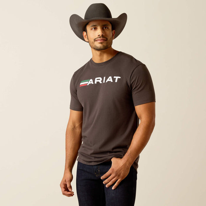 Ariat Men's Vintage Black Viva Short Sleeve Tee 10052034-Painted Cowgirl Western Store