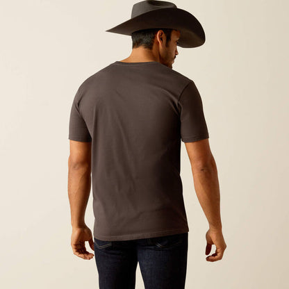 Ariat Men's Vintage Black Viva Short Sleeve Tee 10052034-Painted Cowgirl Western Store