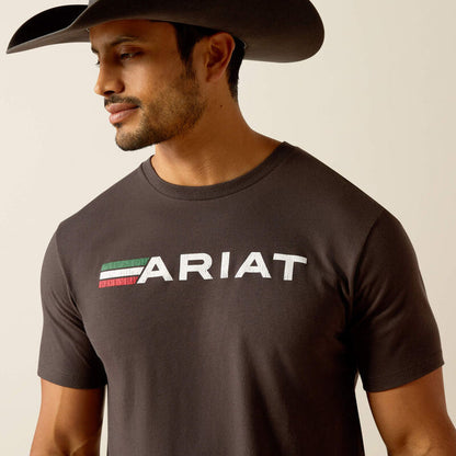 Ariat Men's Vintage Black Viva Short Sleeve Tee 10052034-Painted Cowgirl Western Store