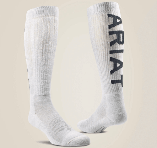Ariat VentTEK® Grey Over the Calf Western Boot Socks 10038256