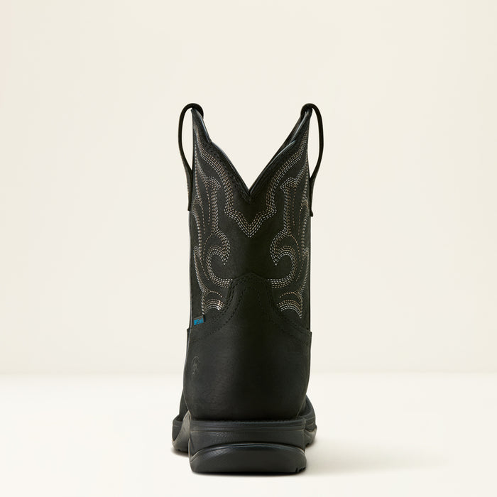 Ariat Women's Anthem Shortie II H2O 8" Black Square Toe Waterproof Shortie Western Boots 10063997