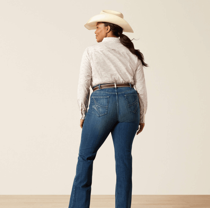 Ariat Women's Athena Mid Rise Ariana Boot Cut Jeans 10051607