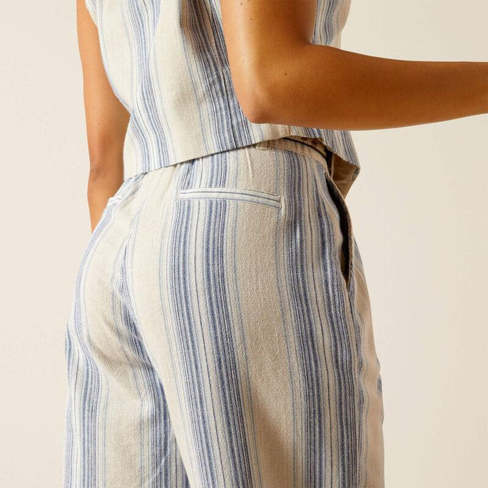 Ariat Women's Butler Sky Stripe Linen Trousers 10051465-Painted Cowgirl Western Store