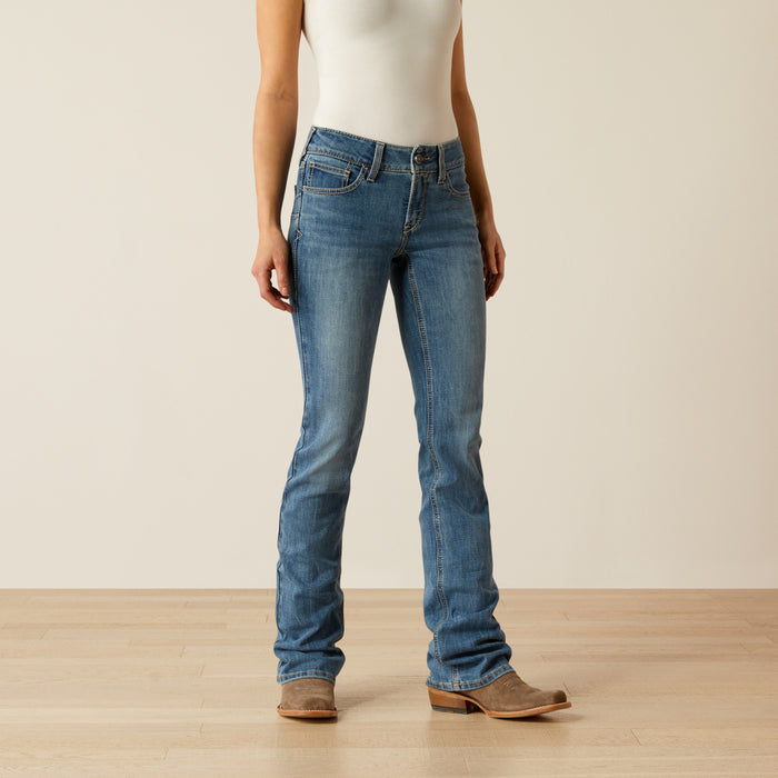 Ariat Women's Crete Perfect Rise Naz Boot Cut Jeans 10058919-Painted Cowgirl Western Store
