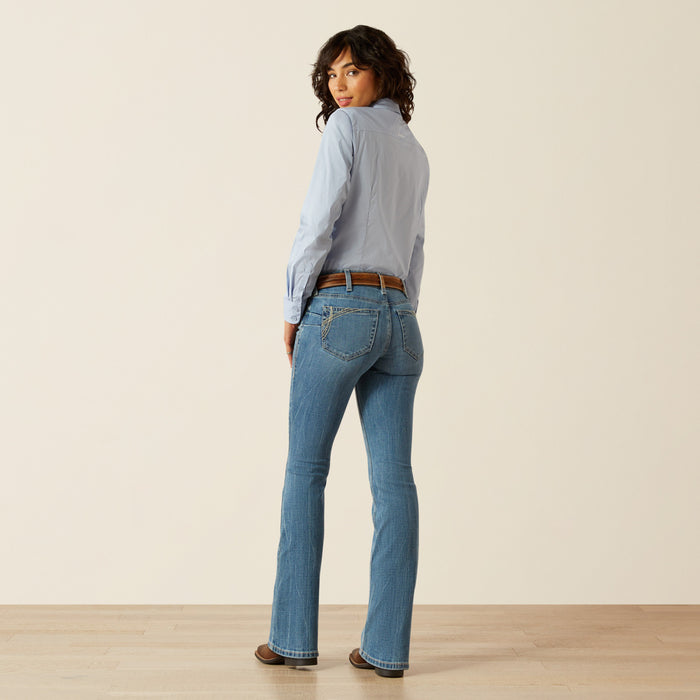 Ariat Women's Crete Perfect Rise Naz Boot Cut Jeans 10058919-Painted Cowgirl Western Store