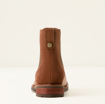 Ariat Women's Metallic Brown & Polo Wexford Lug Chelsea Bootie 10053727