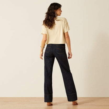 Ariat Women's Ultra High-Rise Tomboy Western Utility Wide Leg Jeans 10061760