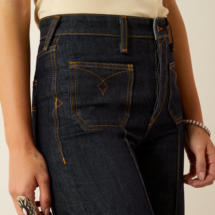 Ariat Women's Ultra High-Rise Tomboy Western Utility Wide Leg Jeans 10061760