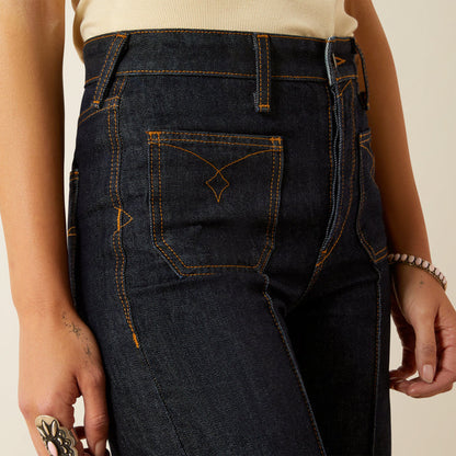 Ariat Women's Ultra High-Rise Tomboy Western Utility Wide Leg Jeans 10061760