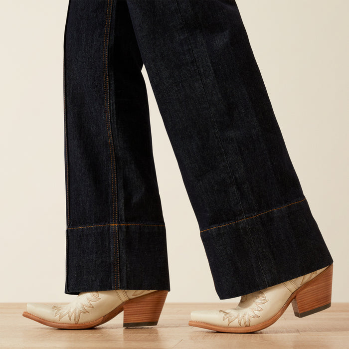 Ariat Women's Ultra High-Rise Tomboy Western Utility Wide Leg Jeans 10061760