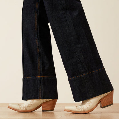 Ariat Women's Ultra High-Rise Tomboy Western Utility Wide Leg Jeans 10061760