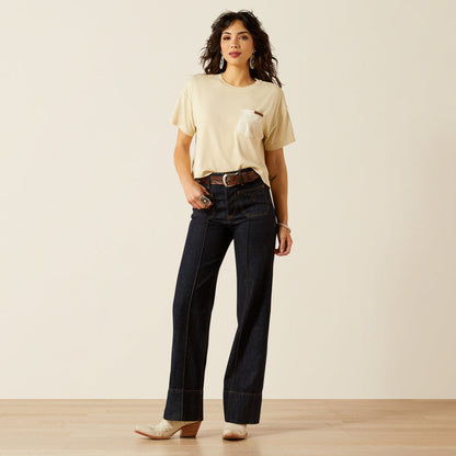 Ariat Women's Ultra High-Rise Tomboy Western Utility Wide Leg Jeans 10061760