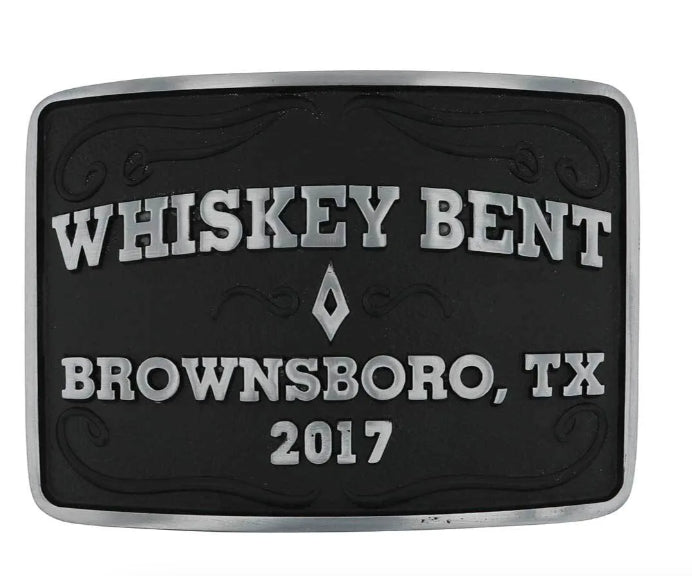 Attitude x Montana Silversmith Brownsboro Whiskey Bent Belt Buckle A1021WR