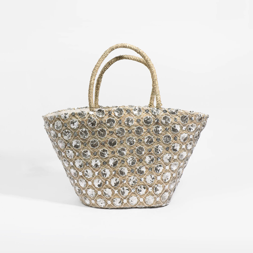 Avi Straw Summer Basket Bag