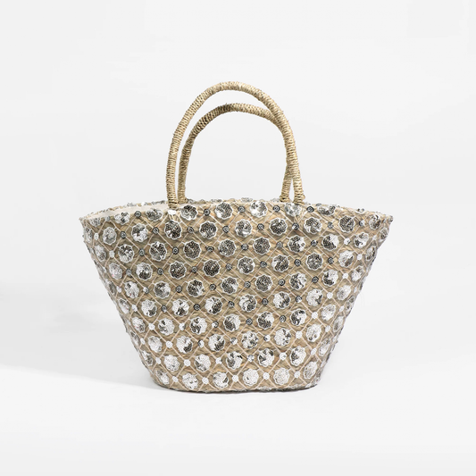 Avi Straw Summer Basket Bag