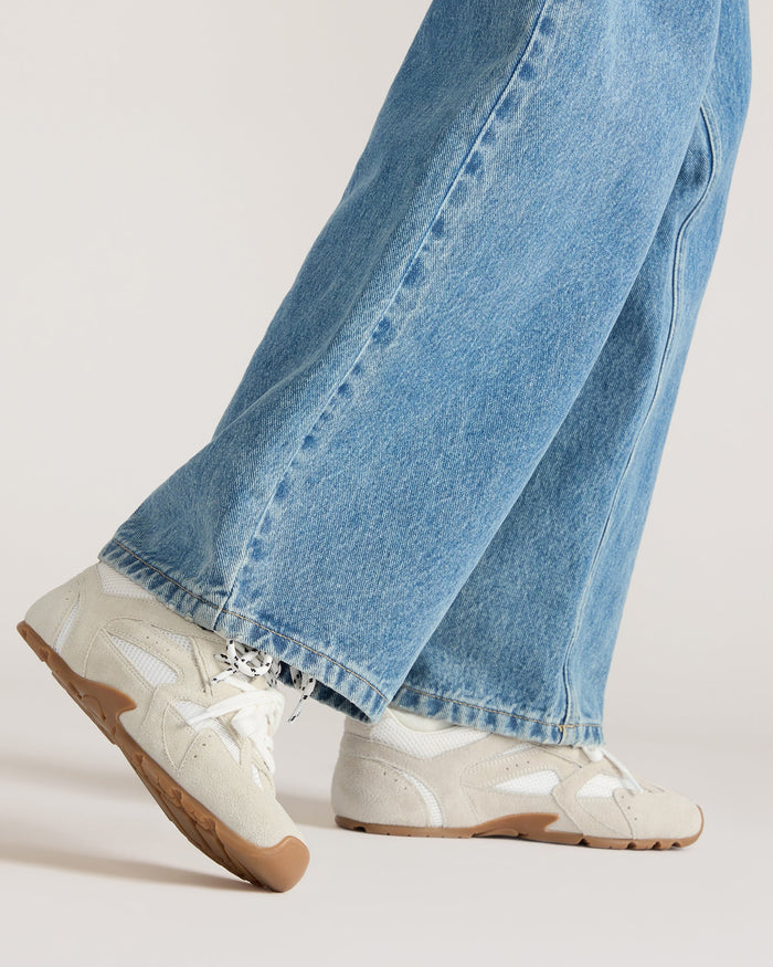 AZIEL WHITE SUEDE